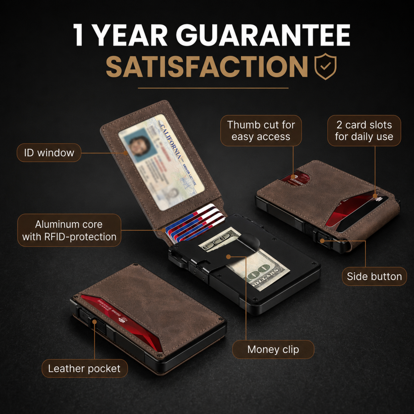 Avesoria MagVault® Minimalist Wallet - Maximum Capacity. Minimal Footprint.