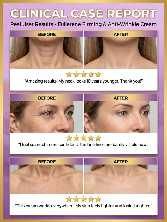 Fullerene Firming and Anti-Wrinkle Neck Cream