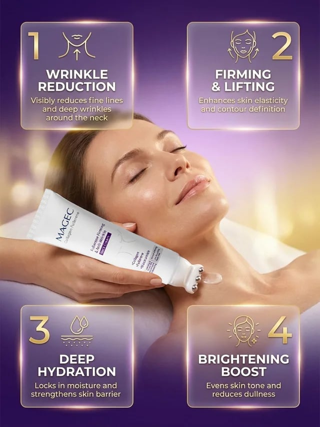 Fullerene Firming and Anti-Wrinkle Neck Cream