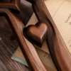 🔥LAST DAY 50% OFF - ❤️100% Hand-Carved Intertwined Hearts Natural Wooden Cross✝️