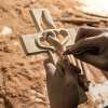 🔥LAST DAY 50% OFF - ❤️100% Hand-Carved Intertwined Hearts Natural Wooden Cross✝️